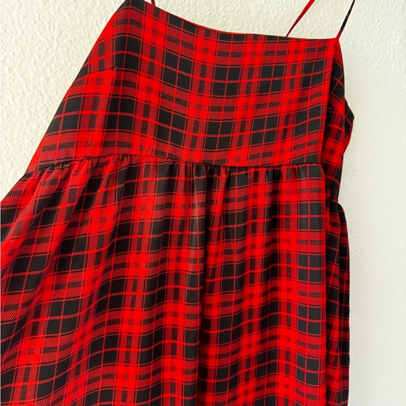 BUCKETLIST Red and Black Checkered Dress - Picture 4 of 7